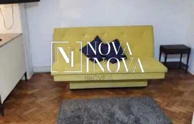 Imagem: A kitnet possui 1 Dormitório, 1 Banheiro, 35m² de Área e