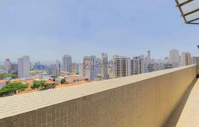 Imagem: O apartamento na cobertura possui 4 Dormitórios, 3 Banheiros