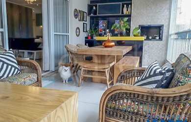 Imagem: O apartamento possui 3 Dormitórios, 3 Banheiros, 3 Vagas na