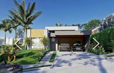 Imagem: A casa em condomínio possui 4 Dormitórios, 4 Banheiros, 2