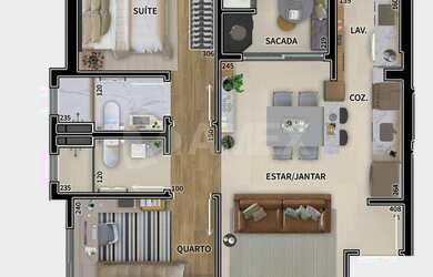 Imagem 4: Curitiba - Apartamento Padrão - Novo Mundo