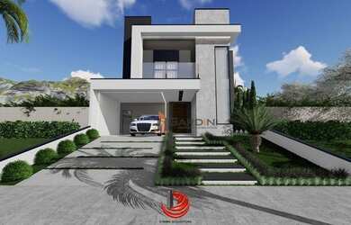 Imagem: A casa possui 3 Dormitórios, 5 Banheiros, 225m² de Área