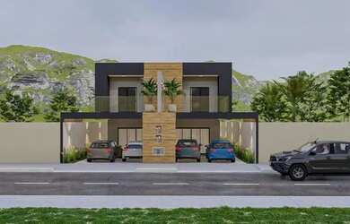 Imagem: A casa possui 3 Dormitórios, 3 Banheiros, 2 Vagas na garagem