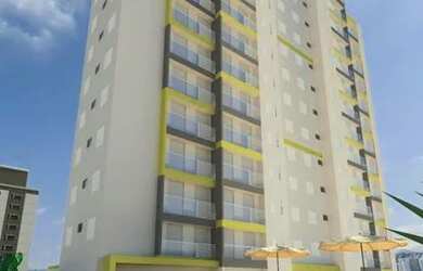 Imagem: O apartamento possui 2 Dormitórios, 1 Banheiro, 1 Vaga na garagem