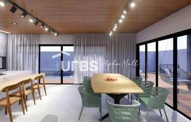 Imagem: A casa em condomínio possui 5 Dormitórios, 5 Banheiros, 4