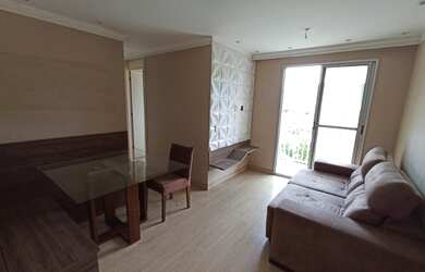 Imagem: O apartamento possui 2 Dormitórios, 1 Banheiro, 1 Vaga na garagem