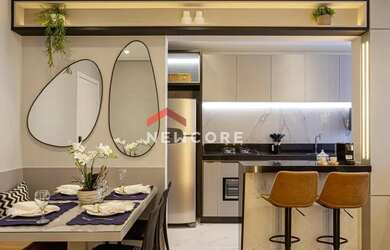 Imagem: O apartamento possui 2 Dormitórios, 2 Banheiros, 1 Vaga na