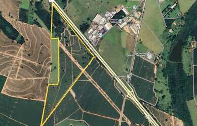 Imagem: A chácara possui 350.900m² de Área e está localizado em