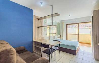 Imagem: O apartamento possui 1 Dormitório, 1 Banheiro, 27m² de Área