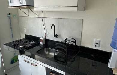 Imagem: A kitnet possui 1 Dormitório, 1 Banheiro, Imóvel mobiliado