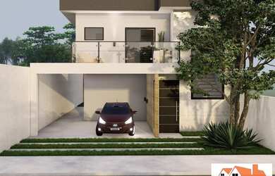 Imagem: A casa possui 3 Dormitórios, 4 Banheiros e 250m² de Área