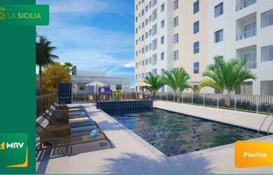 Imagem: O apartamento possui 2 Dormitórios, 1 Banheiro, 1 Vaga na garagem