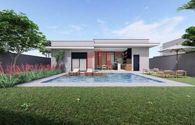 Imagem 9: Casa Térrea. Piscina, Churrasqueira, 250m² de Áreae3 Vagas na garagem