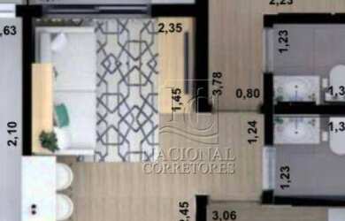 Imagem: O apartamento possui 2 Dormitórios, 2 Banheiros, 1 Vaga na