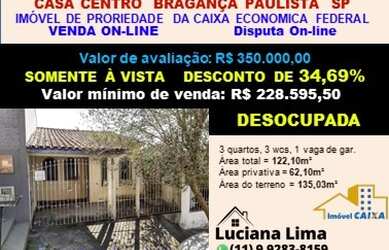 Imagem: A casa possui 3 Dormitórios, 3 Banheiros, 1 Vaga na garagem