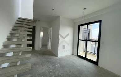 Imagem: O apartamento na cobertura possui 2 Dormitórios, 2 Banheiros