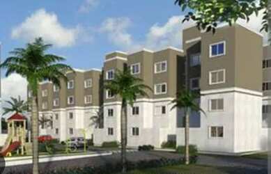 Imagem: O apartamento possui 2 Dormitórios, 1 Banheiro, 1 Vaga na garagem