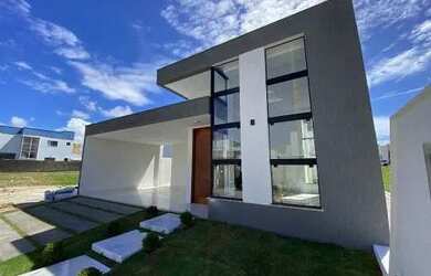 Imagem: A casa em condomínio possui 3 Dormitórios, 2 Banheiros, 2