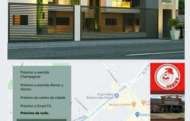 Imagem: O apartamento possui 2 Dormitórios, 2 Banheiros, 2 Vagas na