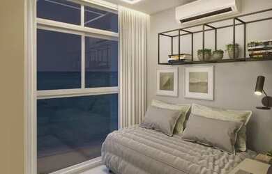 Imagem: O apartamento possui 3 Dormitórios, 1 Banheiro, 1 Vaga na garagem