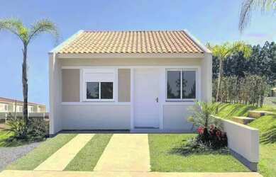 Imagem: A casa em condomínio possui 2 Dormitórios, 1 Banheiro, 1 Vaga