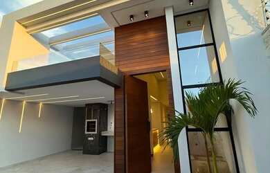 Imagem: A casa possui 3 Dormitórios, 3 Banheiros, 3 Vagas na garagem