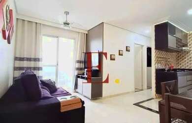 Imagem: O apartamento possui 2 Dormitórios, 1 Banheiro, 1 Vaga na garagem