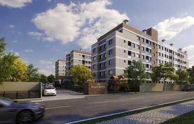 Imagem: O apartamento possui 2 Dormitórios, 1 Banheiro, 2 Vagas na