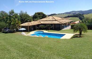 Imagem: A chácara possui 250m² de Área e está localizado em Portal