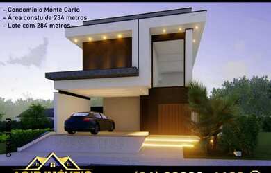 Imagem: A casa em condomínio possui 4 Dormitórios, 5 Banheiros, 234m²