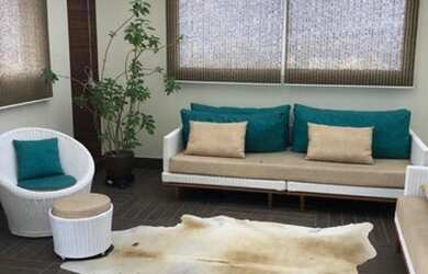 Imagem: O apartamento na cobertura possui 3 Dormitórios, 4 Banheiros