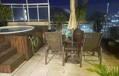 Imagem: O apartamento na cobertura possui 2 Dormitórios, 3 Banheiros