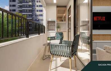 Imagem: O apartamento possui 2 Dormitórios, 2 Banheiros, 1 Vaga na