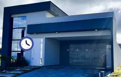 Imagem: A casa em condomínio possui 4 Dormitórios, 2 Banheiros, 3