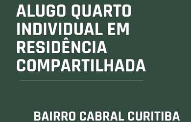 Imagem: O quarto está localizado em Cabral, Curitiba para alugar por