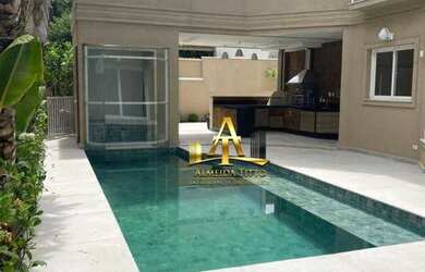 Imagem: A casa em condomínio possui 4 Dormitórios, 5 Banheiros, 4