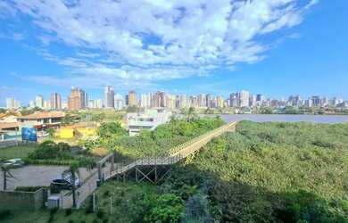 Imagem 5: Apartamento de 2 quartos mobiliado com sacada e vista para o Rio Mampituba no Passo de Tor