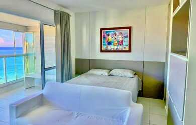Imagem 12: Aluguel apartamento tipo studio, 47m², VISTA TOTAL MAR, quarto/sala -...