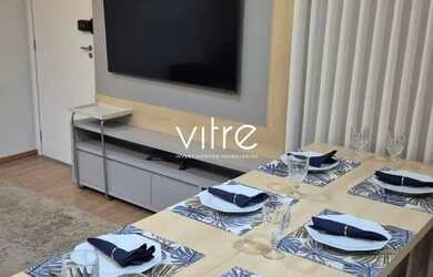 Imagem: O apartamento possui 2 Dormitórios, 1 Banheiro, 1 Vaga na garagem