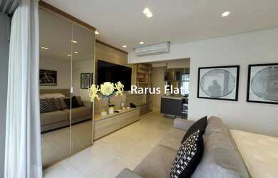 Imagem: O studio para alugar possui 1 Dormitório, 1 Banheiro, 1 Vaga