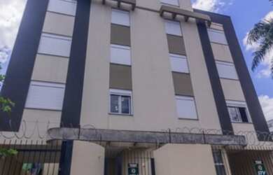 Imagem: O apartamento possui 1 Dormitório, 1 Banheiro, 1 Vaga na garagem