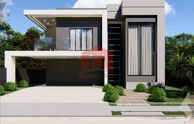 Imagem: A casa possui 4 Dormitórios, 5 Banheiros, 2 Vagas na garagem