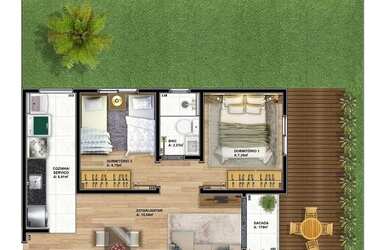 Imagem 16: Garden residencial para venda, Iguaçu, Araucária - GD8016