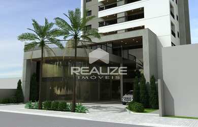 Imagem: O apartamento possui 1 Dormitório, 2 Banheiros, 1 Vaga na garagem