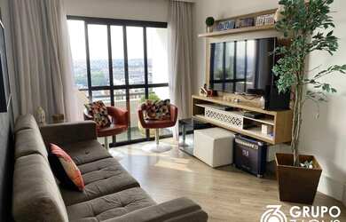 Imagem: O apartamento na cobertura possui 3 Dormitórios, 4 Banheiros