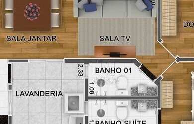 Imagem 4: Cobertura à venda, 88 m² por R$ 399.000,00 - Santa Maria - Santo André/SP