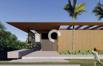 Imagem: A casa em condomínio possui 5 Dormitórios, 5 Banheiros, 850m²