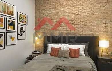 Imagem: O apartamento possui 2 Dormitórios, 1 Banheiro, 1 Vaga na garagem