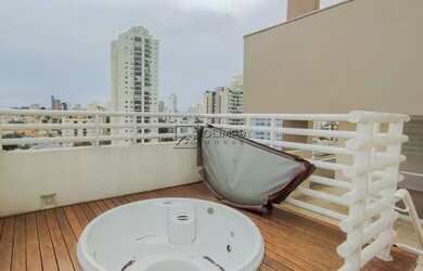 Imagem: O apartamento na cobertura possui 2 Dormitórios, 3 Banheiros