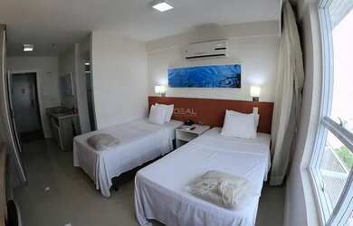 Imagem: O studio possui 1 Dormitório, 1 Banheiro, 1 Vaga na garagem